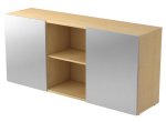 modernes Büro-Sideboard mit 2 Schiebetüren