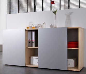 stoß-kratzfestes Büro-Sideboard mit Schiebetüren