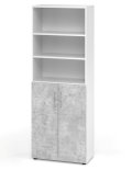 halboffener Büroschrank in 6 Ordnerhöhen
