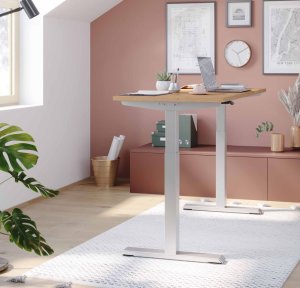 elektrisch höhenverstellbarer Sitz-Stehschreibtisch für Homeoffice