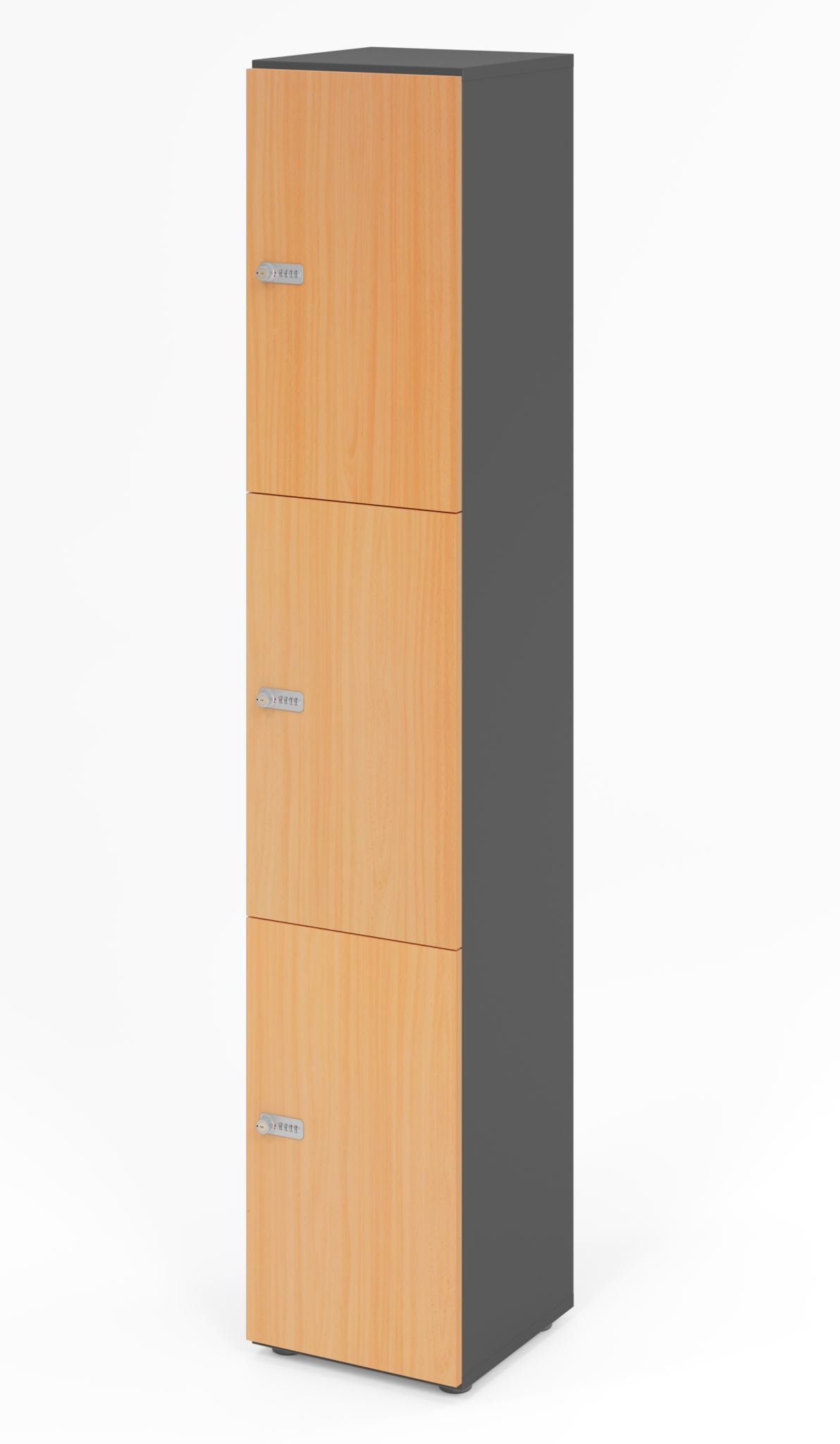 moderner Wertsachen-Schließfachschrank  mit Garderobenhaken