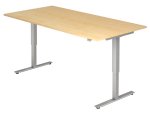 Sitz-Stehbürotisch Ahorn