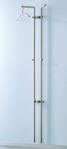 Edelstahl-Garderobe zur Wandmontage