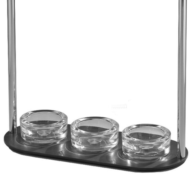 moderner Schirmständer Edelstahl glanzchrom
