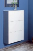 eleganter Schuhschrank zur Wandmontage