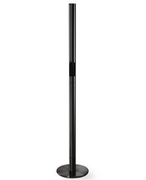 witterungsbeständige Aschenbecher-Säule aus rostfreiem Edelstahl