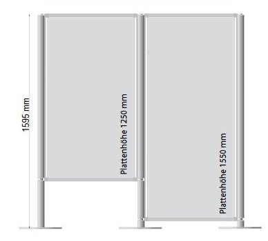 variable Büro-Stellwand