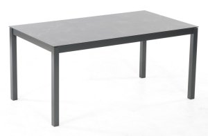 Gartentisch mit massiver Granitoptik Tischplatte