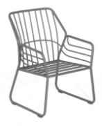 Gartenstuhl Cosy anthrazit