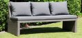 Garten-Geflechtsofa