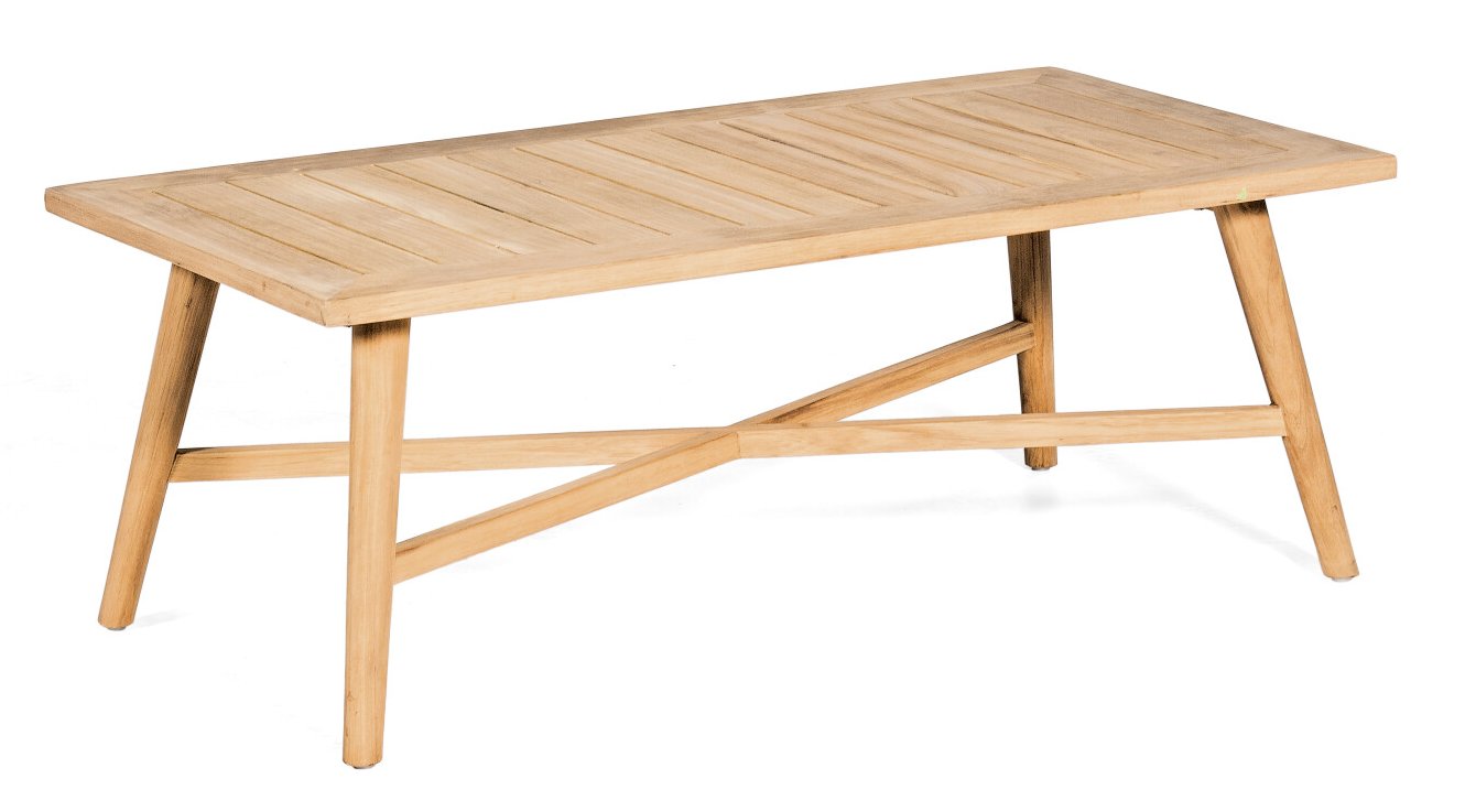 wetterfester Teakholz-Couchtisch