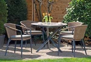 bequeme und wetterfeste Geflecht-Gartensessel 