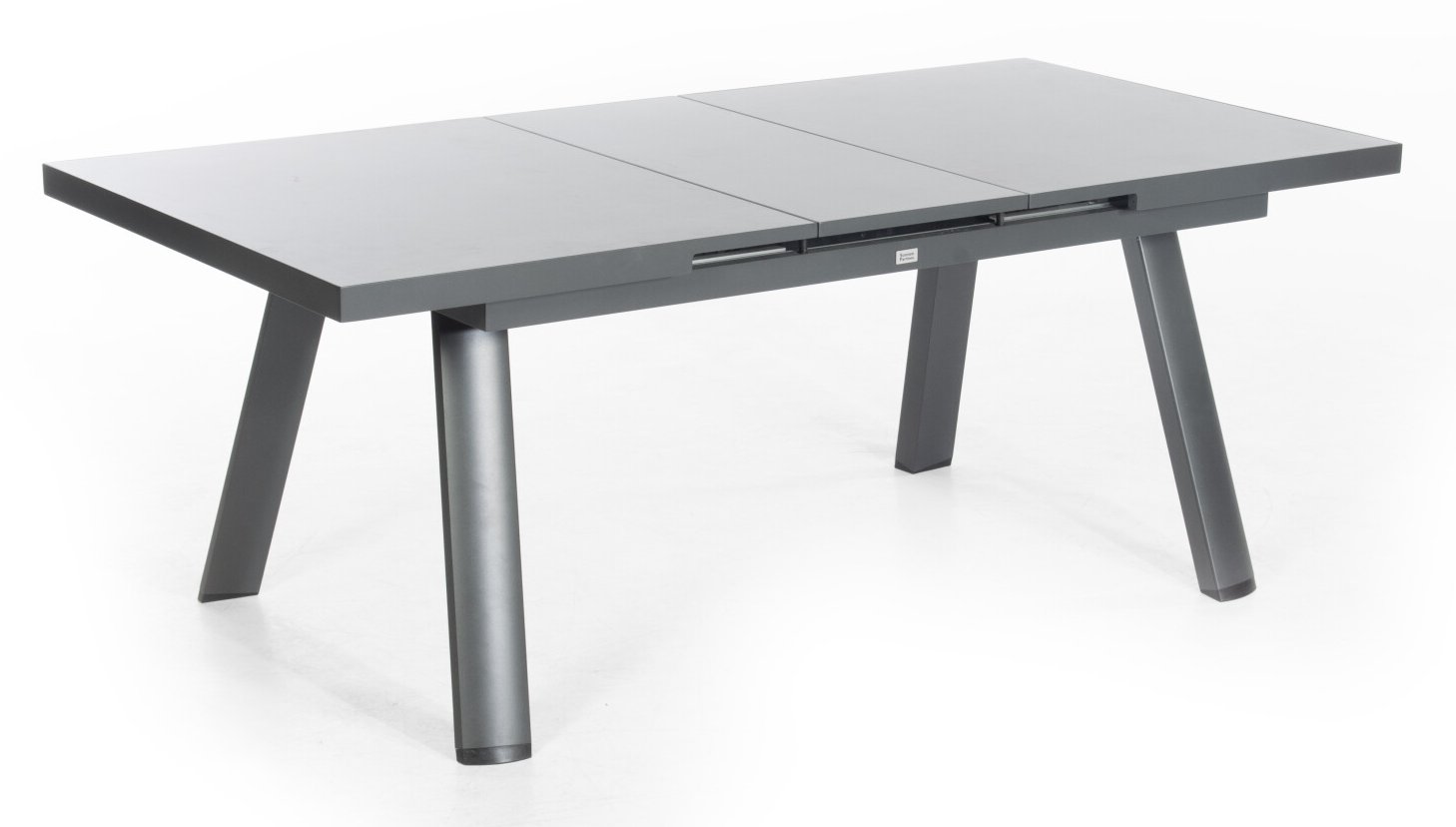 moderner Gartentisch auf 200 cm ausziehbar mit Steinzeug-Tischplatte Altholz-Optik