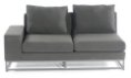 Outdoor-Polstercouch-Anbaumodul links