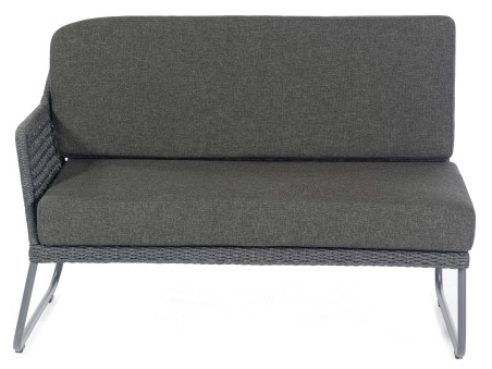 Polstercouch mit abnehmbaren Polsterkissen für Terrasse