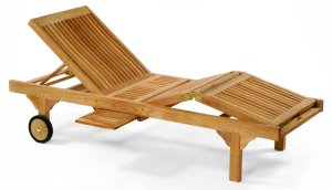 wetterfester Teakholz-Gartentisch 100 x 100 cm