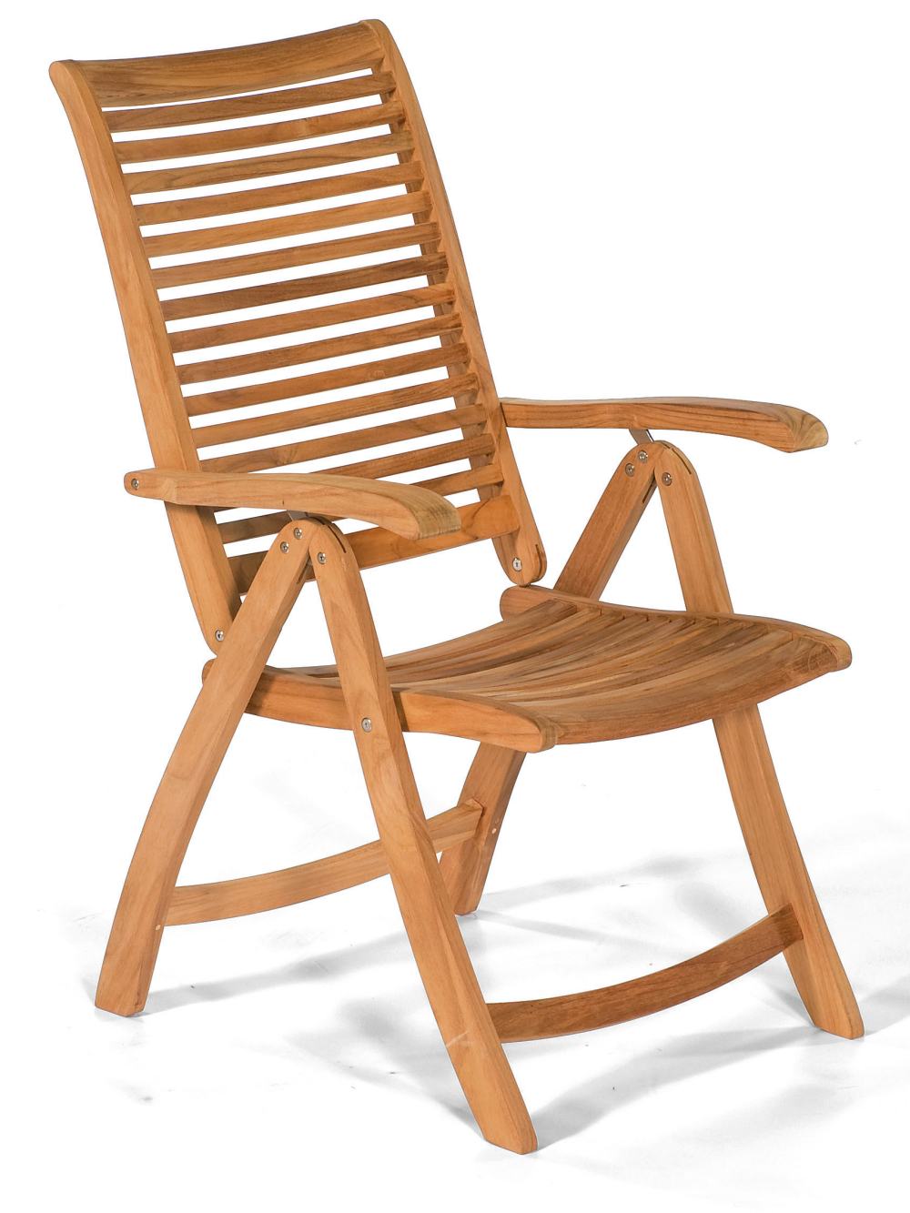 Garten-Hochlehnersessel aus FSC-Teakholz