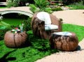 moderne und preiswerte Flechtwerk-Gartenmöbel