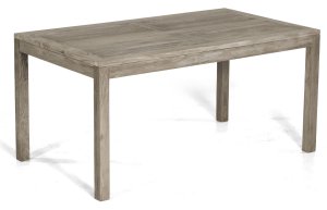 Teakholz-Gartentisch aus Old Teak grey-washed