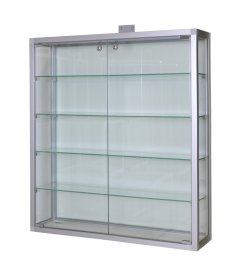 Wandvitrine abschliessbare Flügeltüren