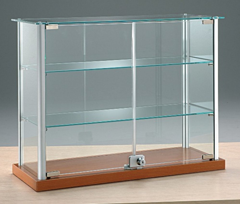 kleine Vitrine die man Tisch stellen kann