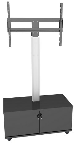 elektrisch höhenverstellbarer TV-Standfuß für den Konferenzraum