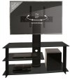 TV-Subwoofer-Glasrack drehbarer Fernsehhalterung