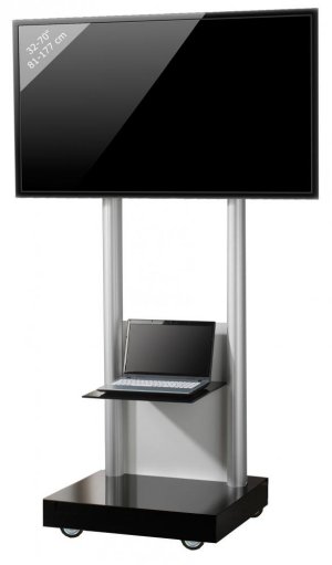 rollbarer TV-Standfuß für Konferenzraum