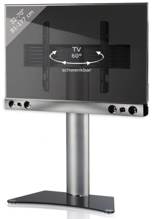 TV-Standfuß mit Soundbarhalterung
