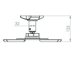 Beamer-Deckenhalterung DHP 7