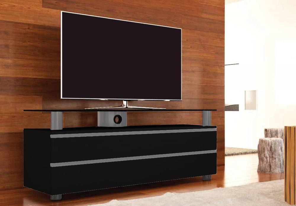  schwarzes TV-Sideboard