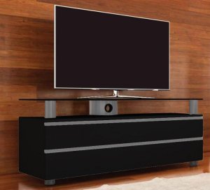  schwarzes TV-Sideboard