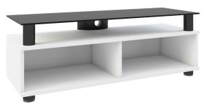  weißes Lowboard für Flachbild-TV