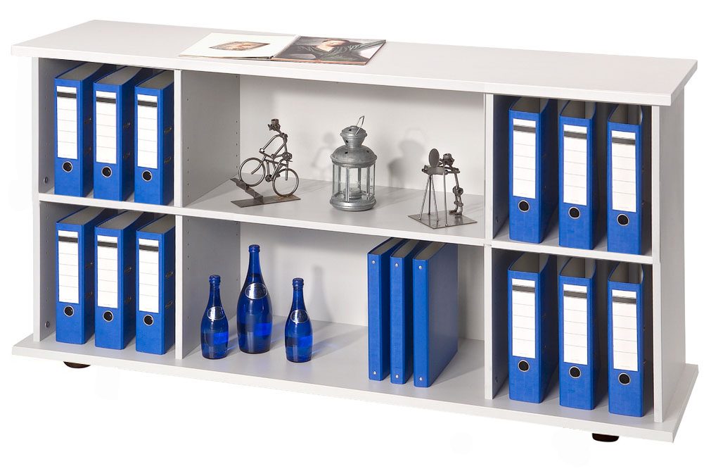 robuster Büro-Aktenschrank melaminbeschichtet