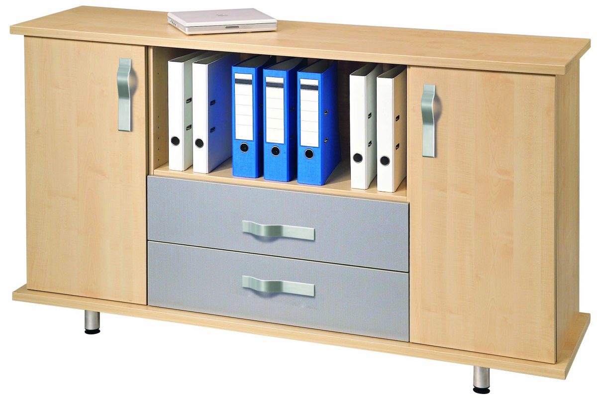moderner Büro-Aktenschrank melaminbeschichtet