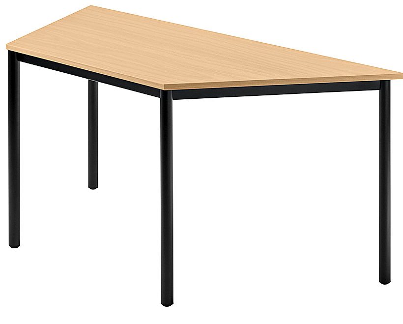 robuster Bürotisch trapezförmig
