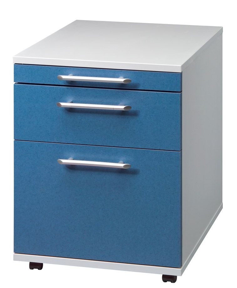 hochwertiger Büro-Rollcontainer mit DIN A4-Hängeregistratur