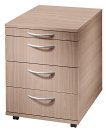 stabiler Büro-Rollcontainer kratzunempfindlich