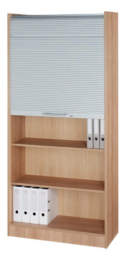 robuster Aktenschrank mit abschließbarer Rolladentür