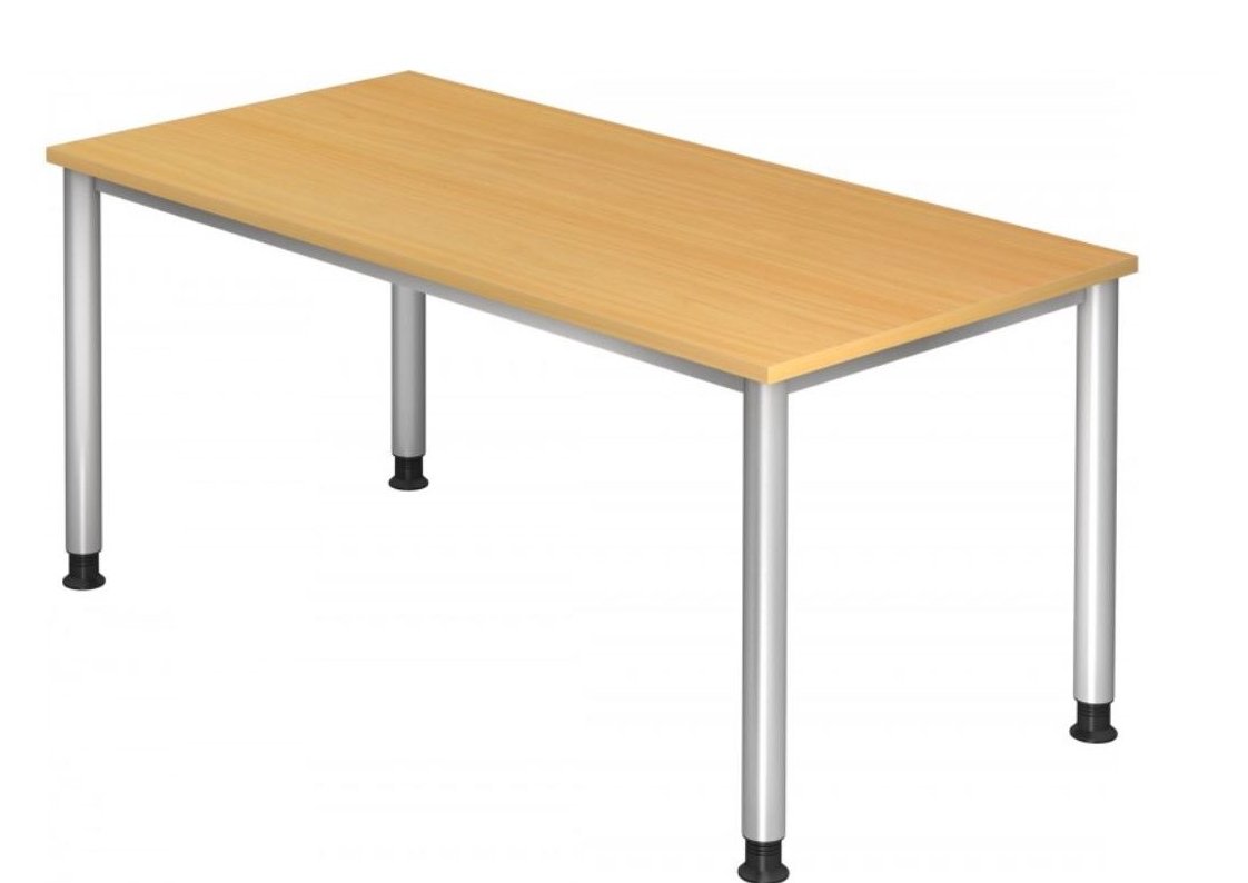  Büroschreibtisch höhenverstellbar mit robuster Tischplatte