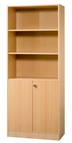 abschließbarer Büro-Regalschrank Melaminharz-Beschichtung