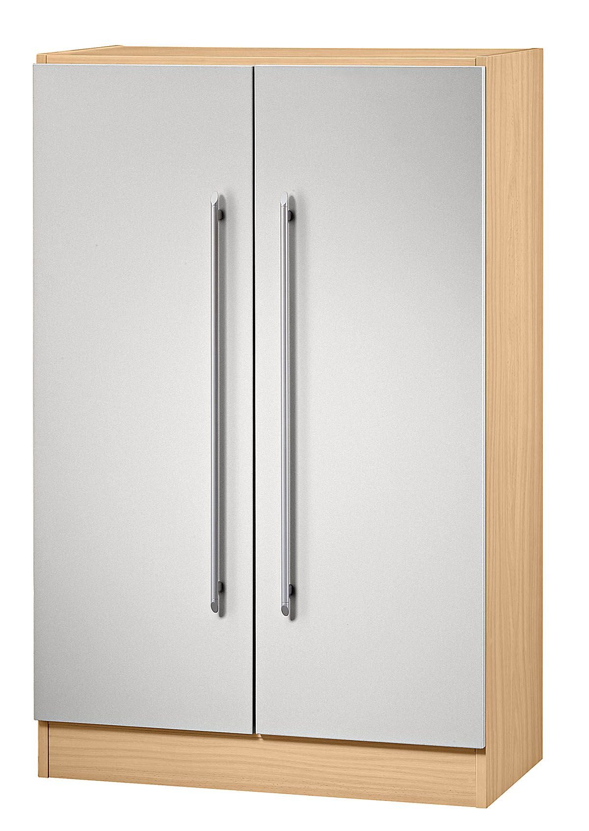 robuster Büroschrank Höhe = 127 cm / 3 Ordnerhöhen rochtung