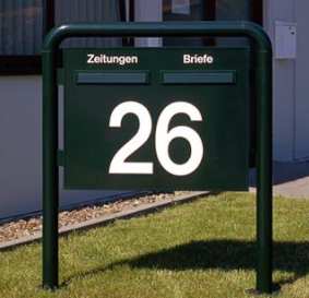 Außenschaukasten zur Wandmontage