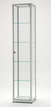 robuste Glasvitrine 50 x 50 x 197 cm