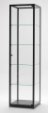 Säulenvitrine aus ESG-Hartglas