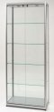 Säulenvitrine aus ESG-Hartglas