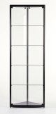 robuste Eckvitrine mit LED-Deckenbeleuchtung