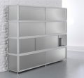 Aluminium-Büroschrank