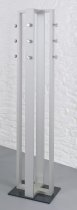 Design-Standgarderobe aus Aluminium