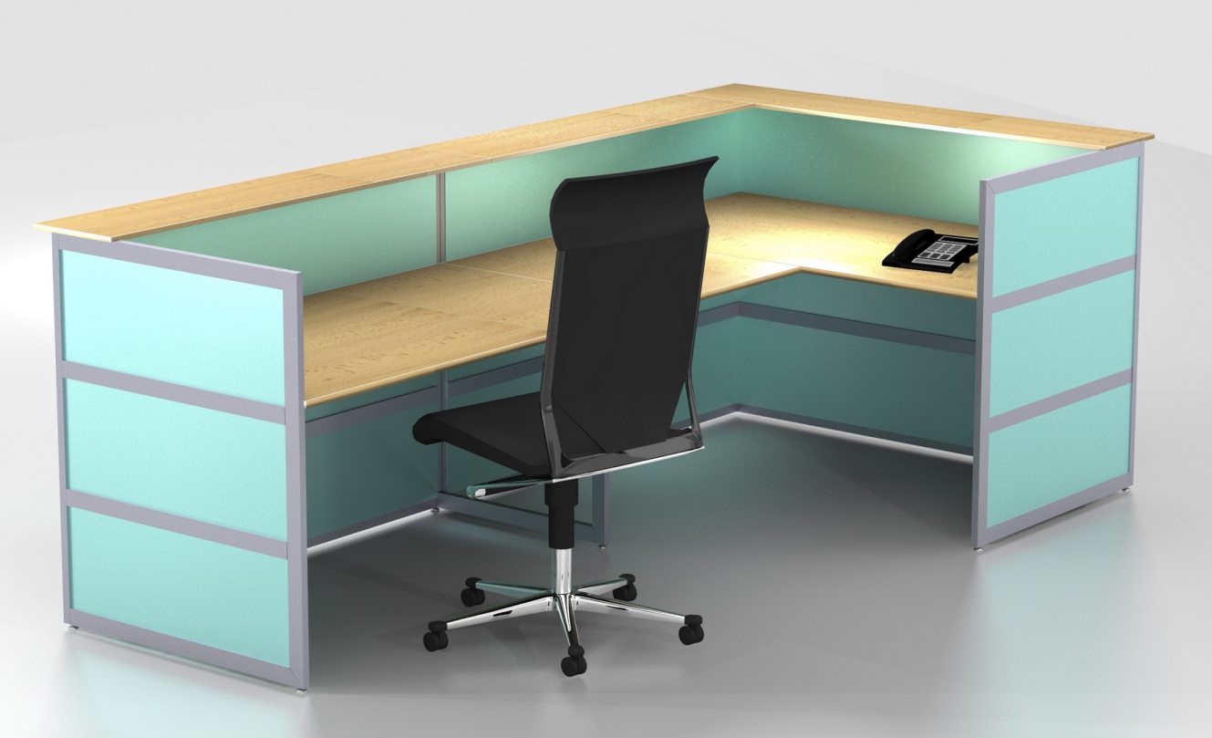 robuster Infodesk für den Messestand